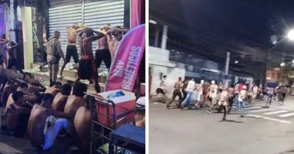 Briga generalizada deixa um ferido e 40 integrantes da TUI presos em Salvador