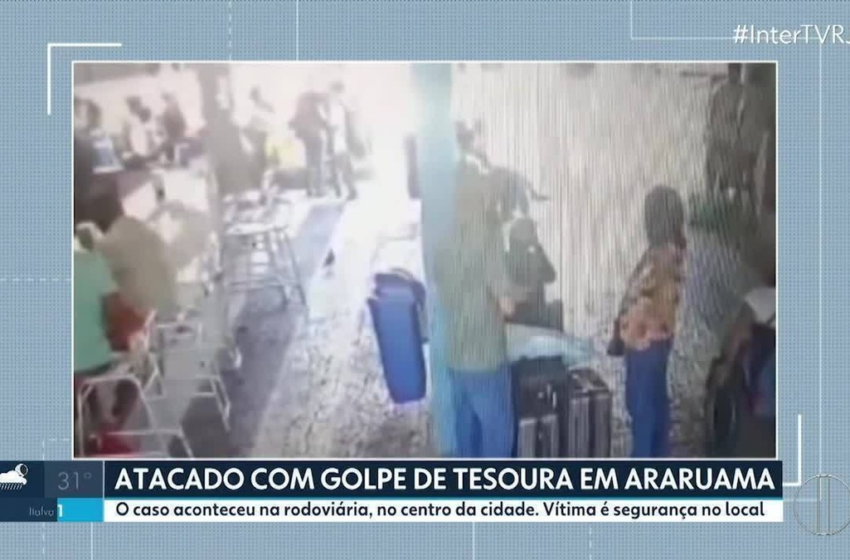  Segurança é esfaqueado por vendedor ambulante em rodoviária de Araruama