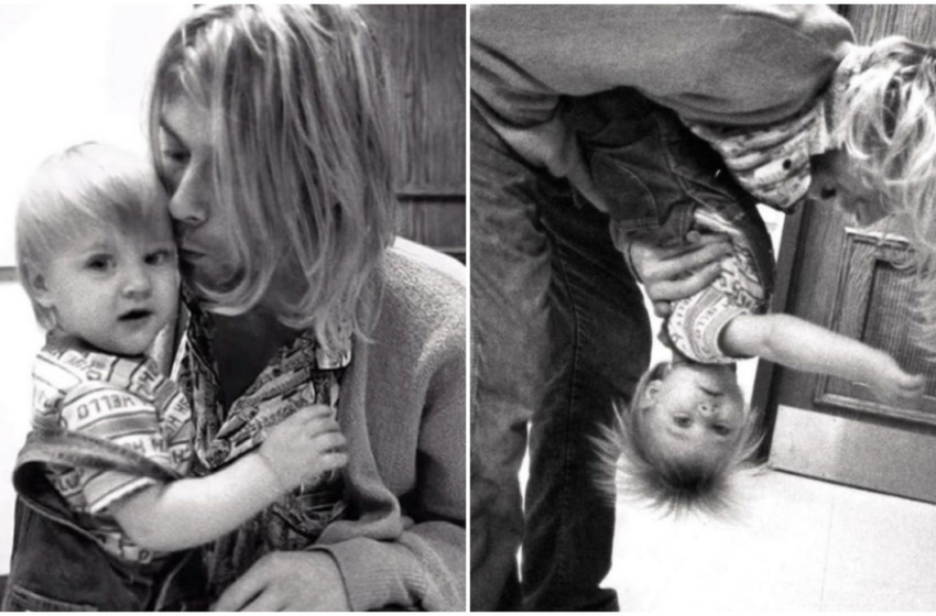  Filha de Kurt Cobain posta fotos e texto de homenagem ao pai, morto há 30 anos