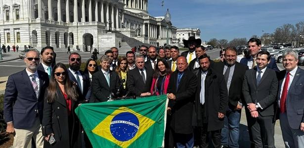  Eduardo Bolsonaro e comitiva articulam com parlamentares dos EUA punições ao Brasil – UOL Confere