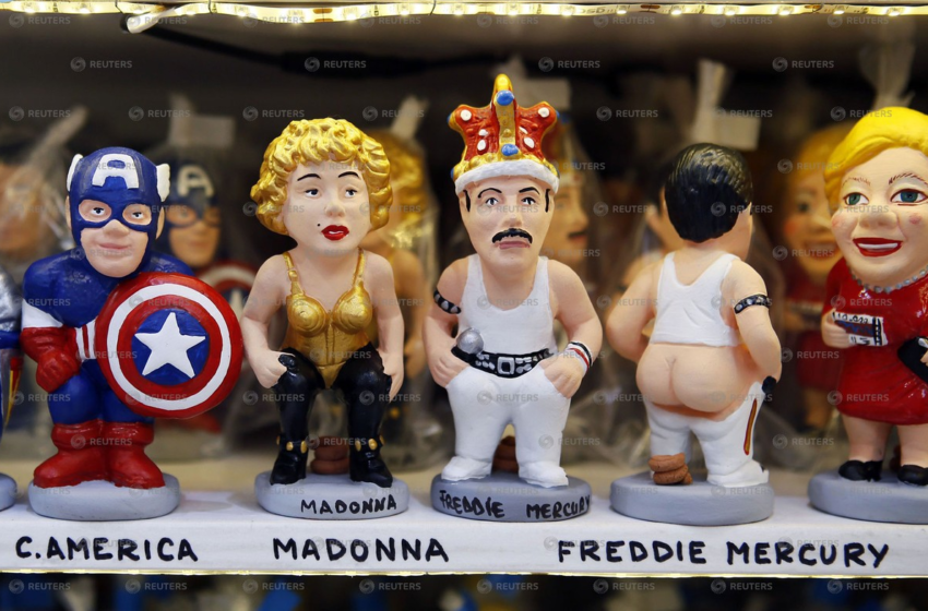  Freddie Mercury, políticos e jogadores viram bonecos 'caganers' na Catalunha