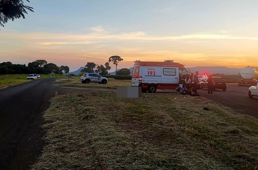  Motociclista morre após bater em trator durante ultrapassagem na LMG-857, em Itamogi, MG