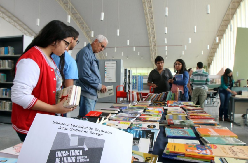  Biblioteca Municipal de Sorocaba promove evento de troca de livros