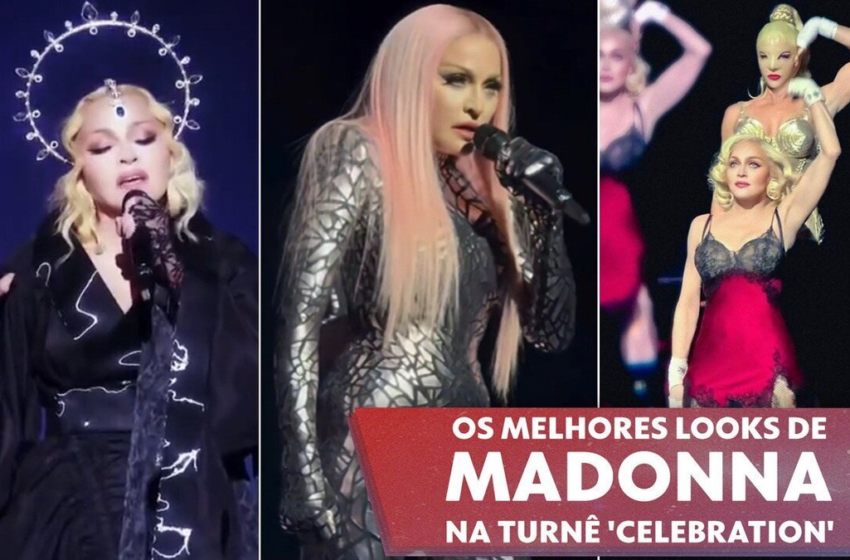  Madonna no Brasil: veja os melhores looks da cantora na turnê que vem ao país