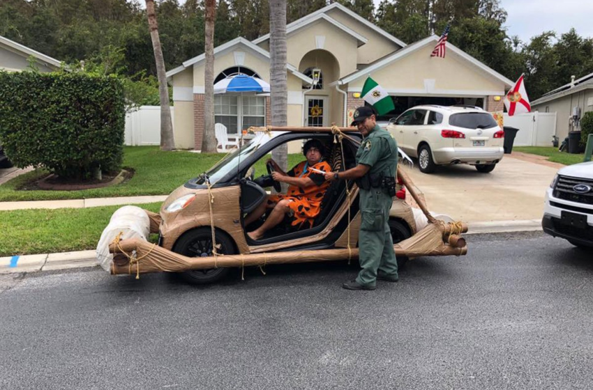  'Fred Flintstone' é parado por excesso de velocidade nos EUA