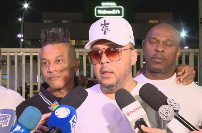  Andrezinho diz que Molejo perde  referência com morte de Anderson e que grupo continua: 'Tentar manter o legado que ele deixou'