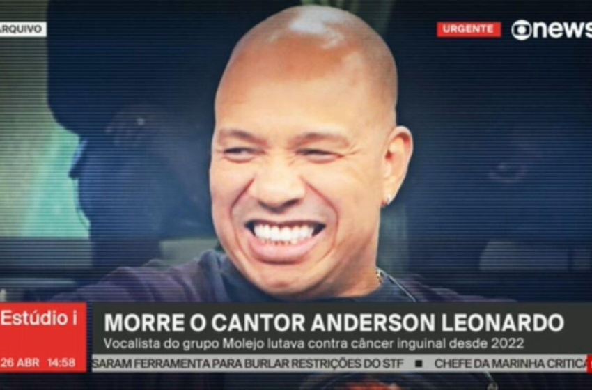  Anderson Leonardo, cantor do Molejo e ícone do pagode dos anos 1990, morre aos 51 anos