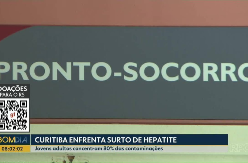  Curitiba registra surto de hepatite A com 150 casos confirmados em 2024; veja como se prevenir