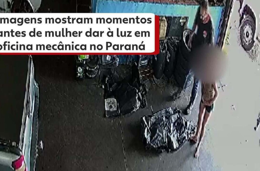  Grávida sai para comprar pão, entra em trabalho de parto no meio do caminho e para em oficina para dar à luz; VÍDEO