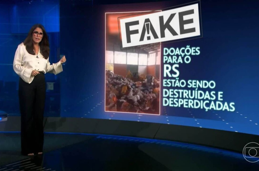  Fato ou Fake desmente fake news sobre a tragédia no RS