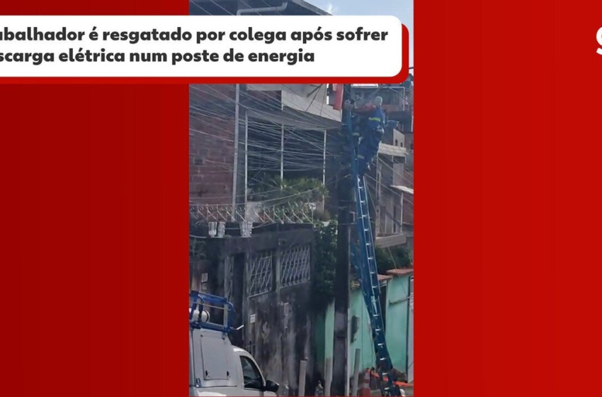  MPT abre inquérito para investigar acidente com descarga elétrica em Salvador; veja vídeo do resgate