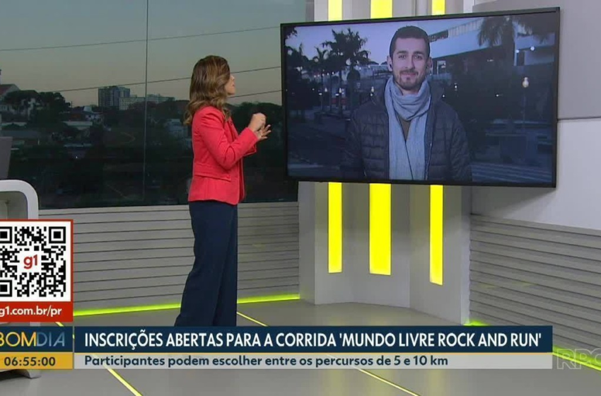  Inscrições para a corrida 'Mundo Livre Rock and Run' estão abertas em Curitiba; veja como participar