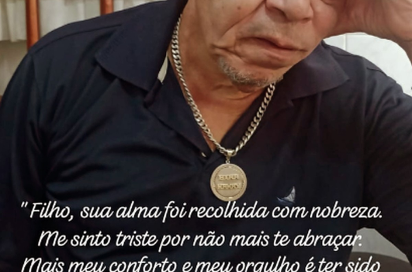  Pai faz homenagem a Anderson Leonardo, do Molejo: 'Filho sua alma foi recolhida com nobreza'