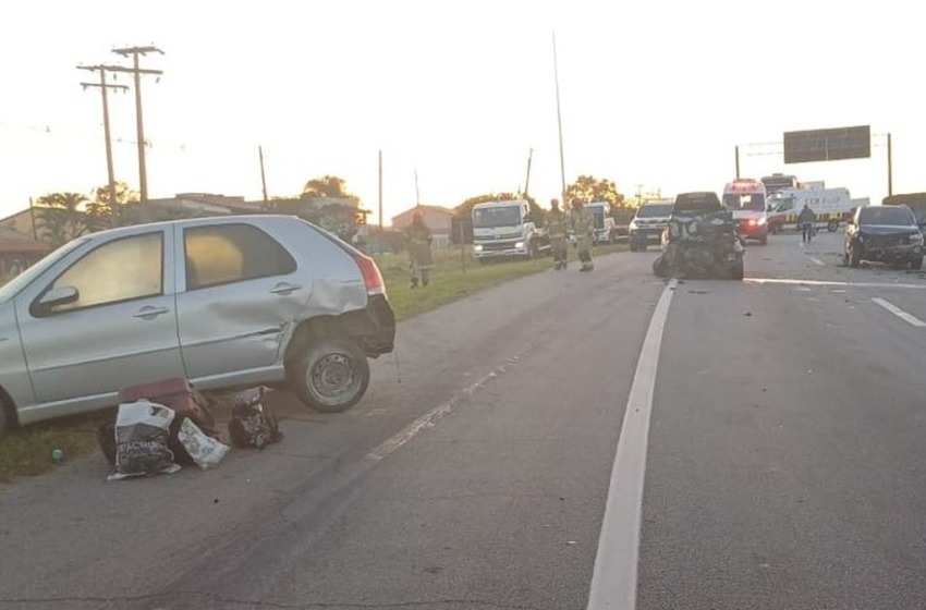  Carro na contramão provoca acidentes e deixa seis feridos na Via Dutra, em Itatiaia