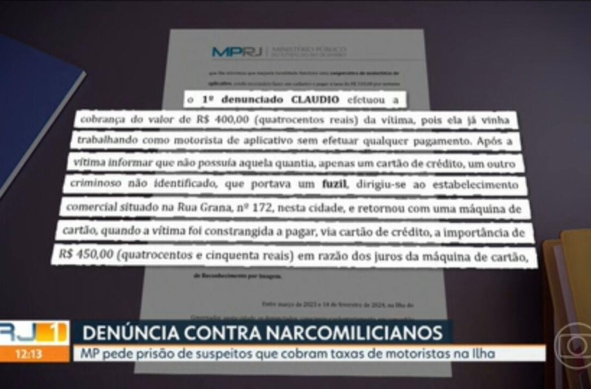  Motoristas de app são ameaçados de terem carros incendiados ou quebrados na Ilha do Governador, caso não paguem taxas a bandidos