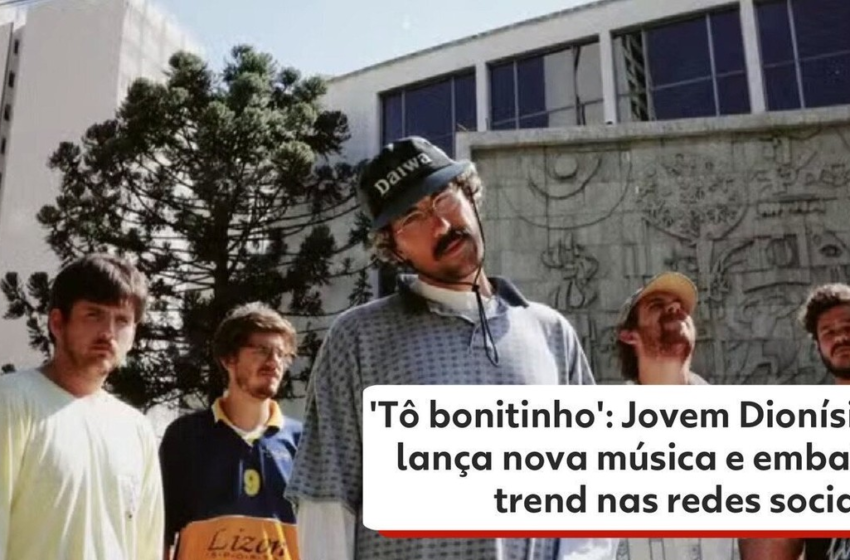  'Tô bonitinho': Nova música da banda de Curitiba Jovem Dionísio embala trend nas redes sociais